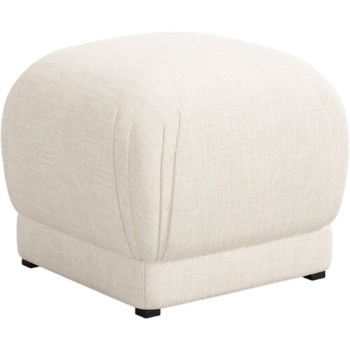Benton Ottoman, Linen Benton Ottoman, Linen