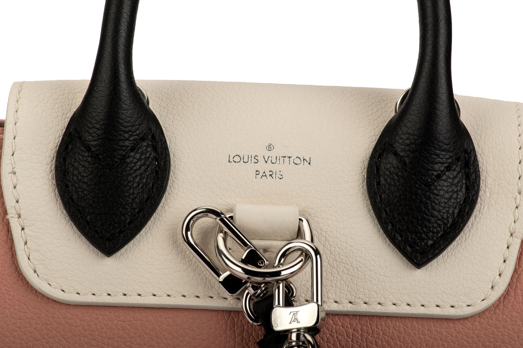 Louis Vuitton Black Leather City Steamer Mm Bag (333)
