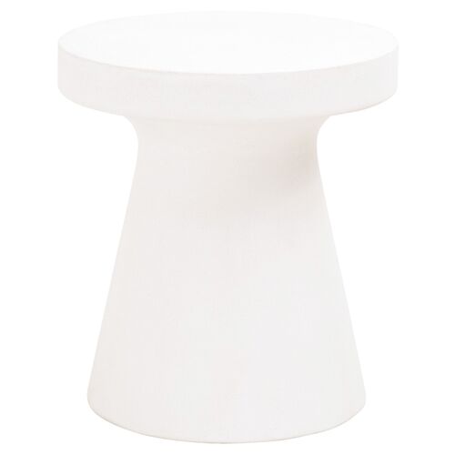 Rory Accent Table, Ivory Concrete~P77656669