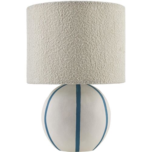 Nayas Boucle Drum Table Lamp Nayas Boucle Drum Table Lamp