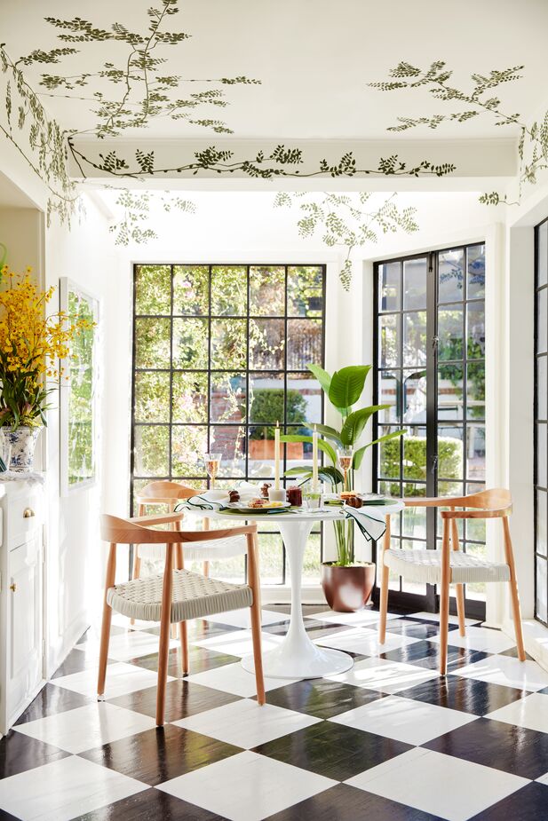 Number 6: “Spring Ahead.” This year’s spring trend report was especially popular. Maybe it was because the report embraced flora, fauna, and neutrals. Or maybe it was due to enviable spaces such as this breakfast nook. Photo by Joe Schmelzer; creative direction by Charlotte Hutchings.
