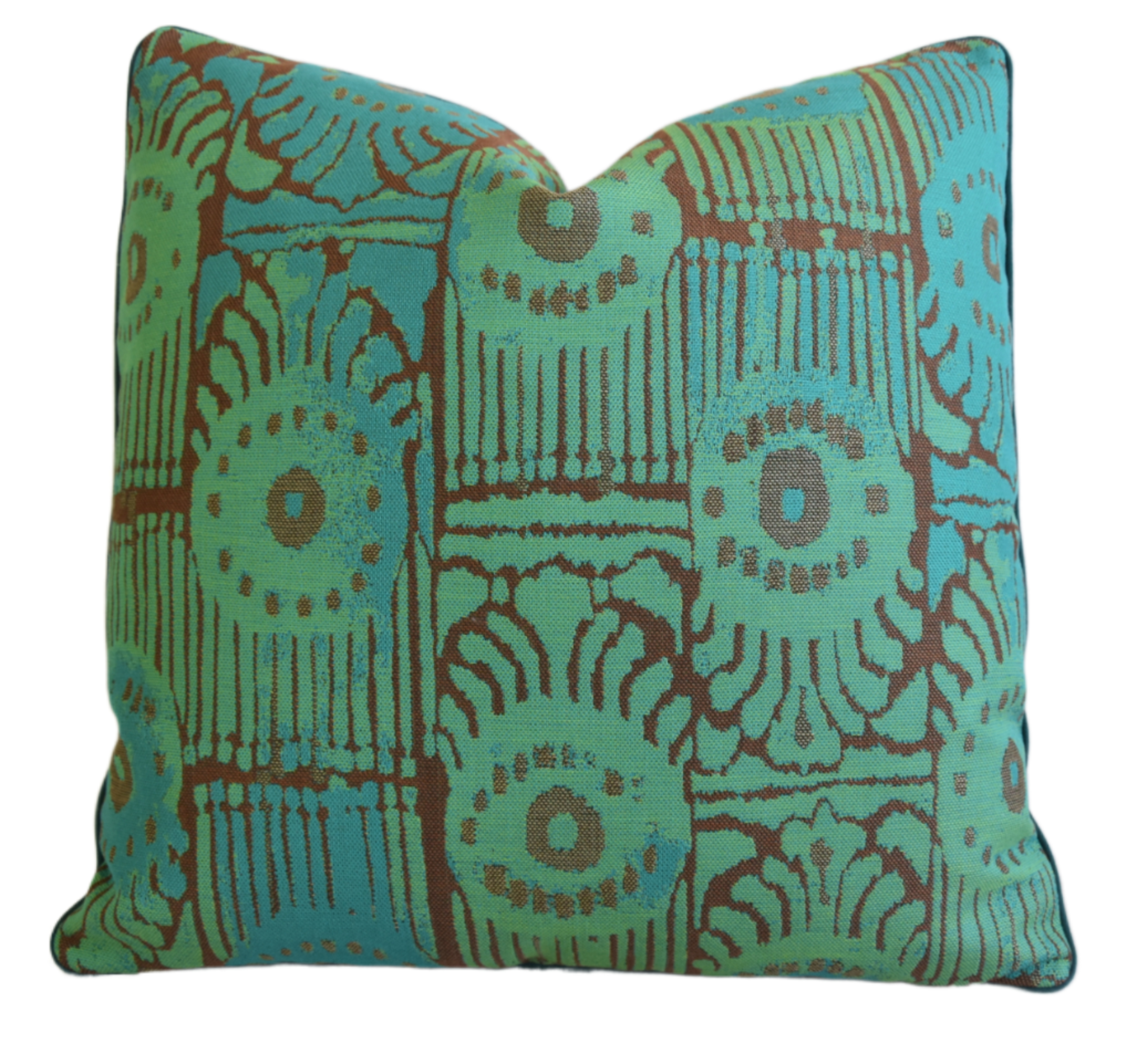 Designer Perennials Green Parrot Pillow~P77668396