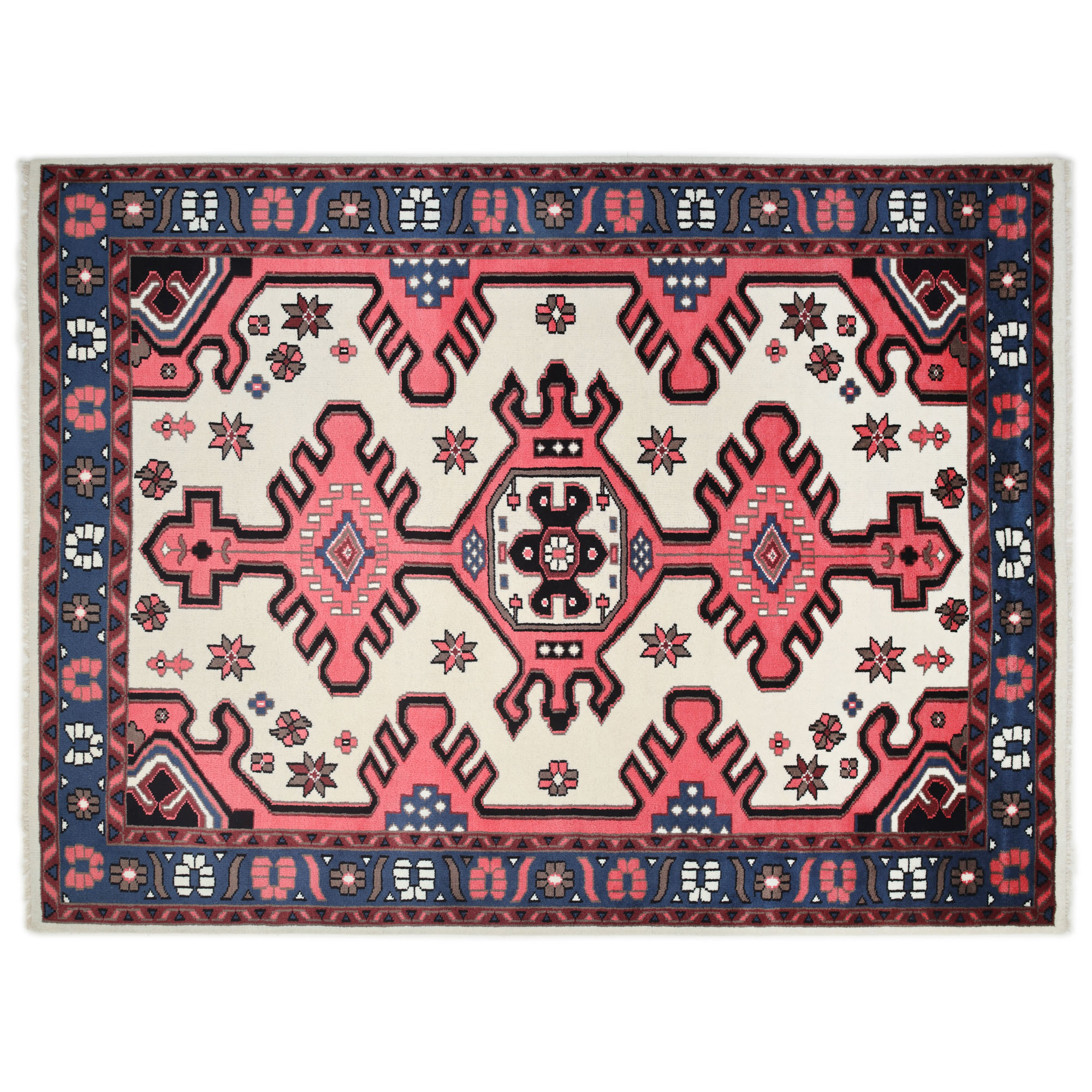 Wes Hand-Knotted Rug, Ivory