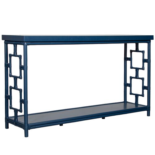 Sobe Rattan Console Table