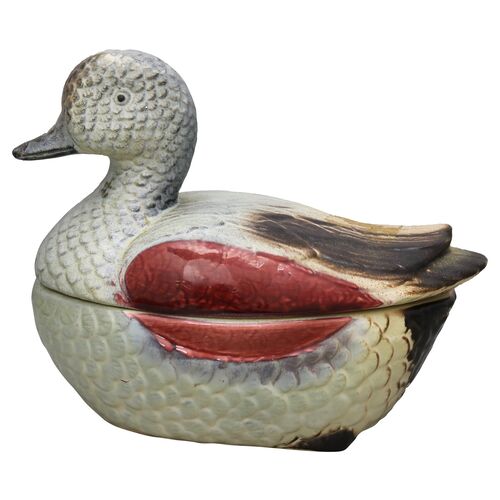 Mid-Century French Duck Pâté Tureen~P77535938