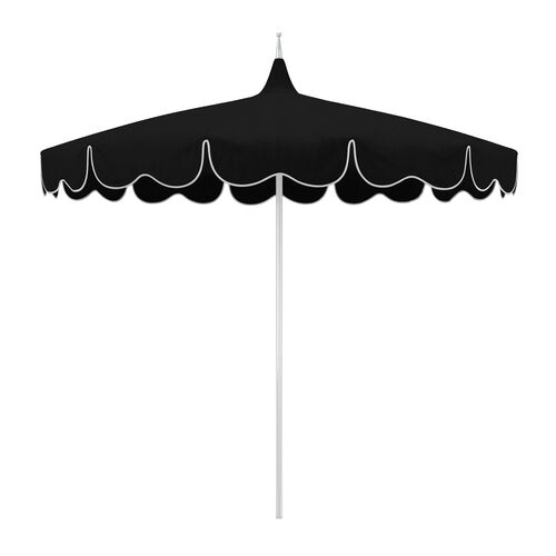 Billow Pagoda Patio Umbrella, Sunbrella