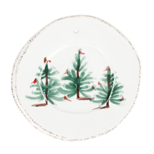 Lastra Holiday Round Ornament, Green