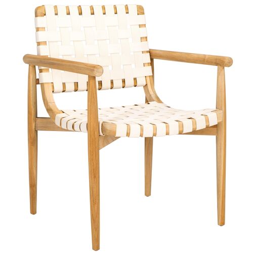 Veyra Leather Accent Chair