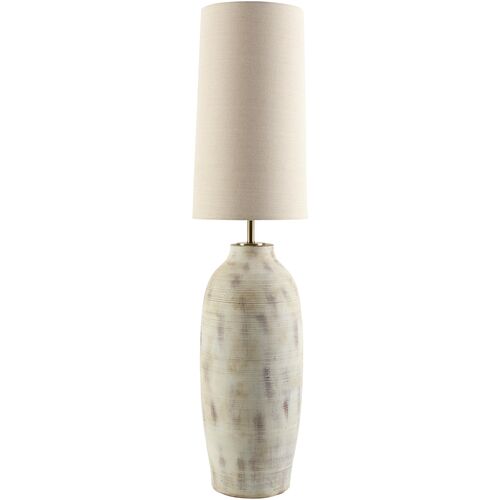 Kalden Cement Floor Lamp, Cream