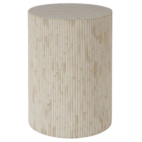 Naomi Accent Table, Natural Bone