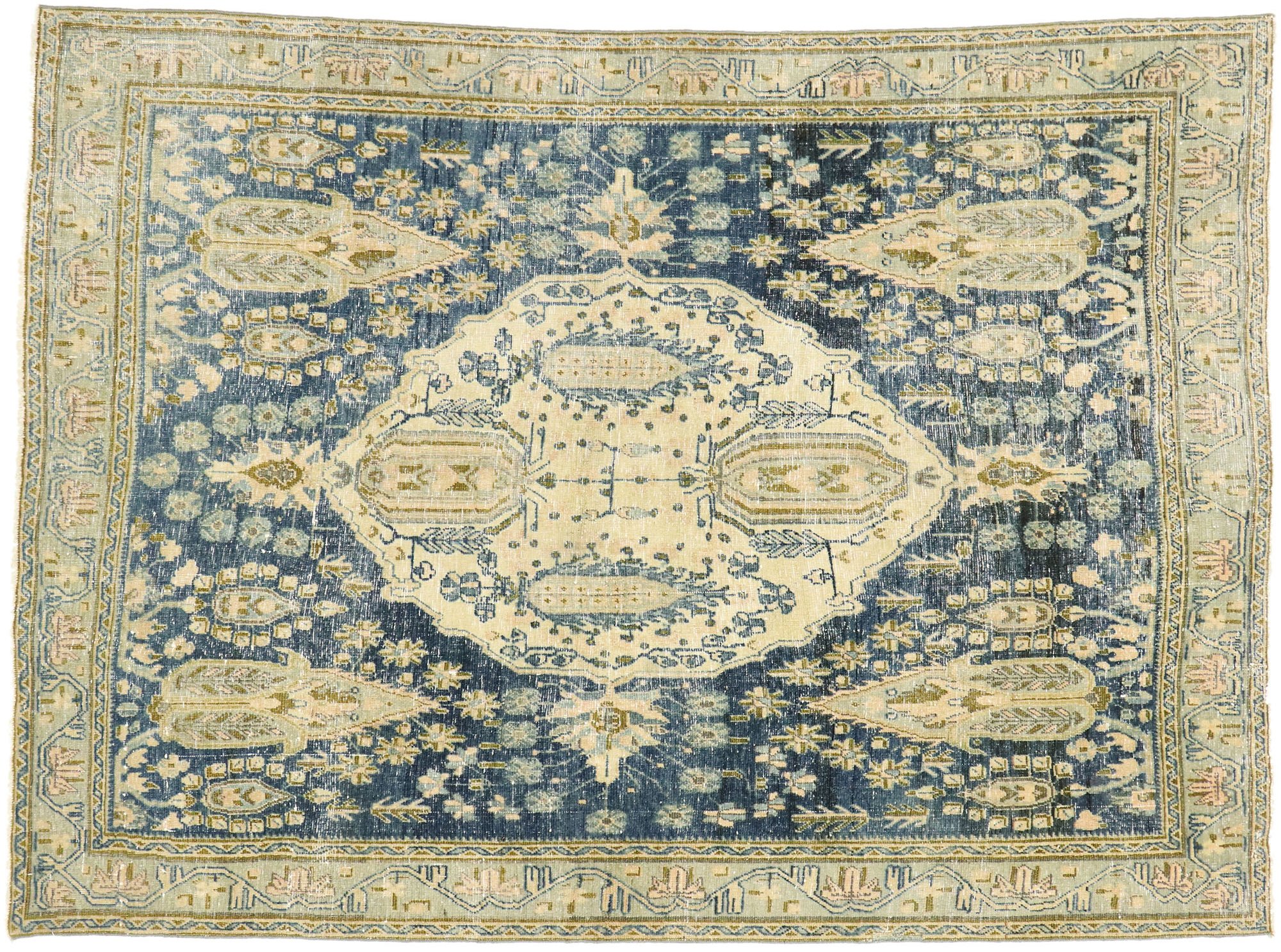 Vintage Persian Afshar Rug, 4'09 x 6'06~P77623063