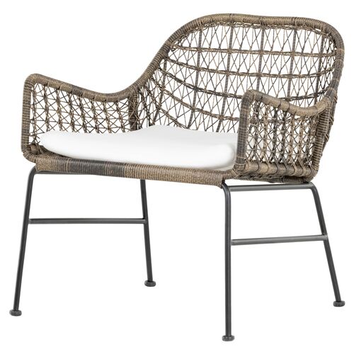 Jolie Outdoor Chair, Natural Black/Gray~P77628240