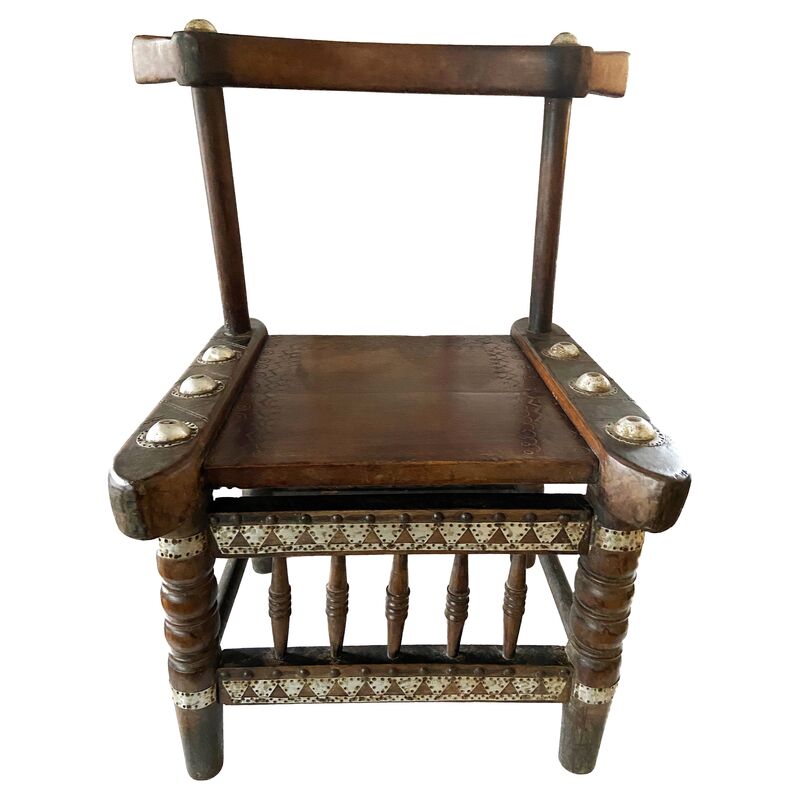 Ethnika Home Decor And Antiques Old Low African Chief Chair I Coast One Kings Lane - Ethnika Home Decor And Antiques