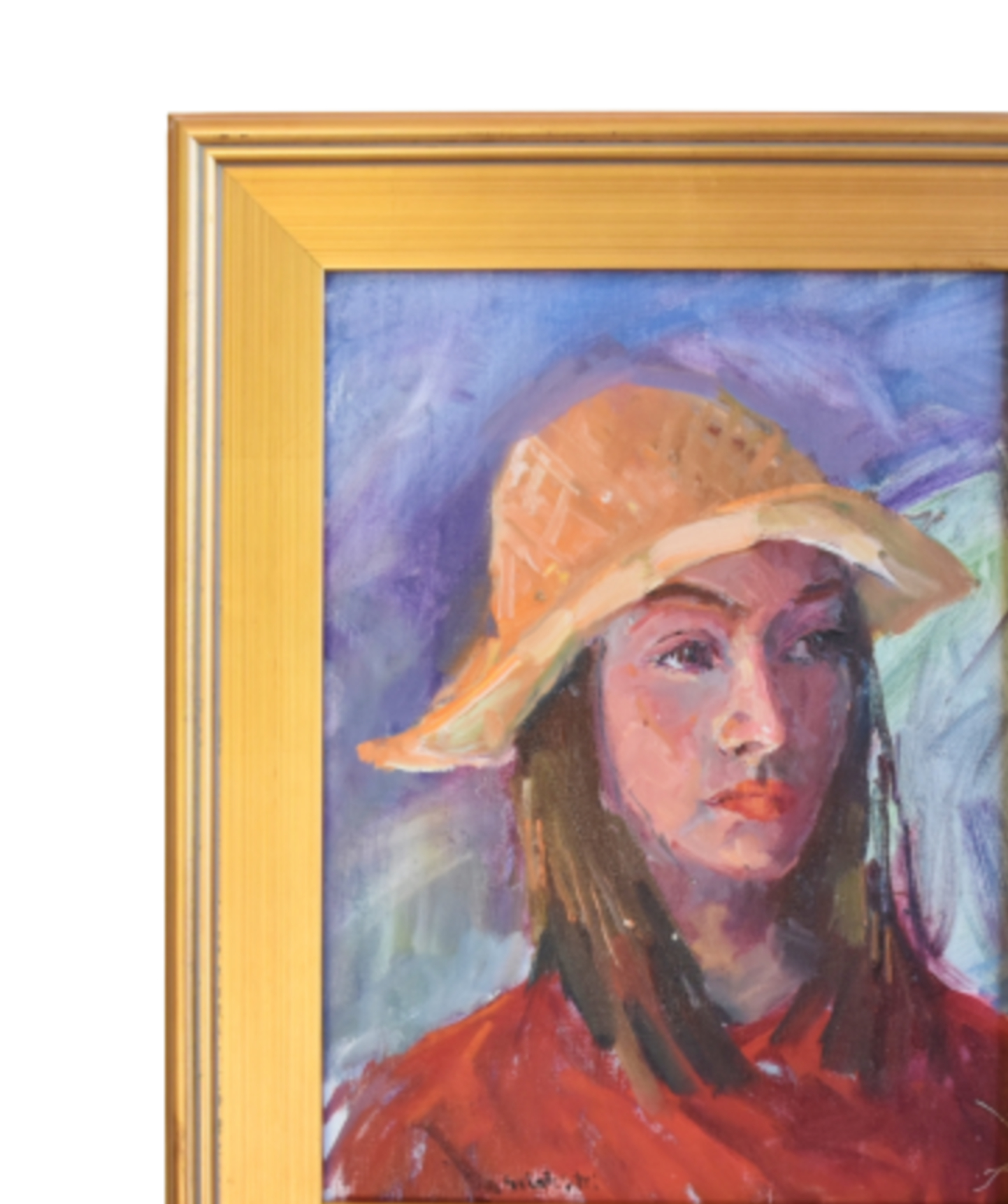 Silvio Silvestri, Woman in Hat Portrait~P77673527