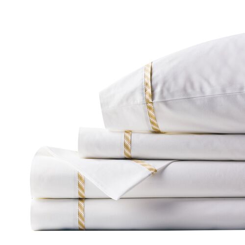 Newman Bisque Sheet Set, White/Yellow~P77613730