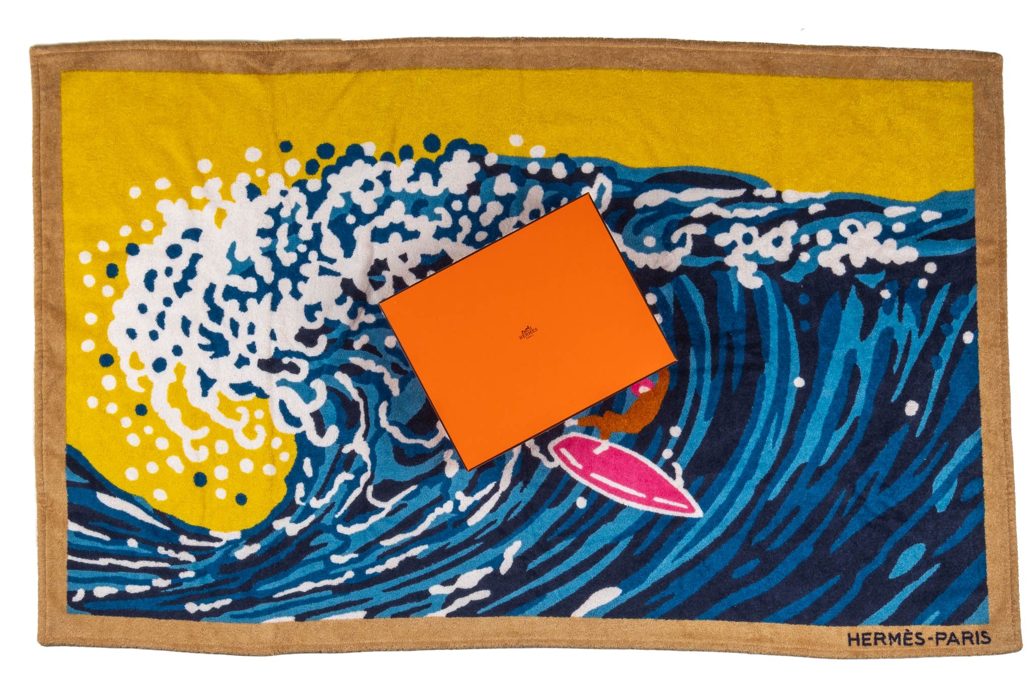 Hermès BNIB Surf & Wave Beach Towel~P77672297