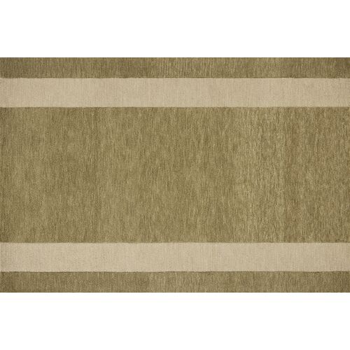 Craven Hand Tufted Border Stripe Rug