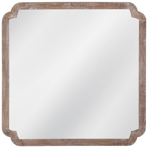 Caspian Wall Mirror, Brown