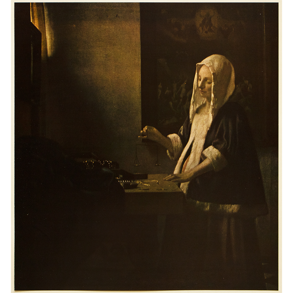 Vermeer "A Woman Weighing Gold"~P77660769