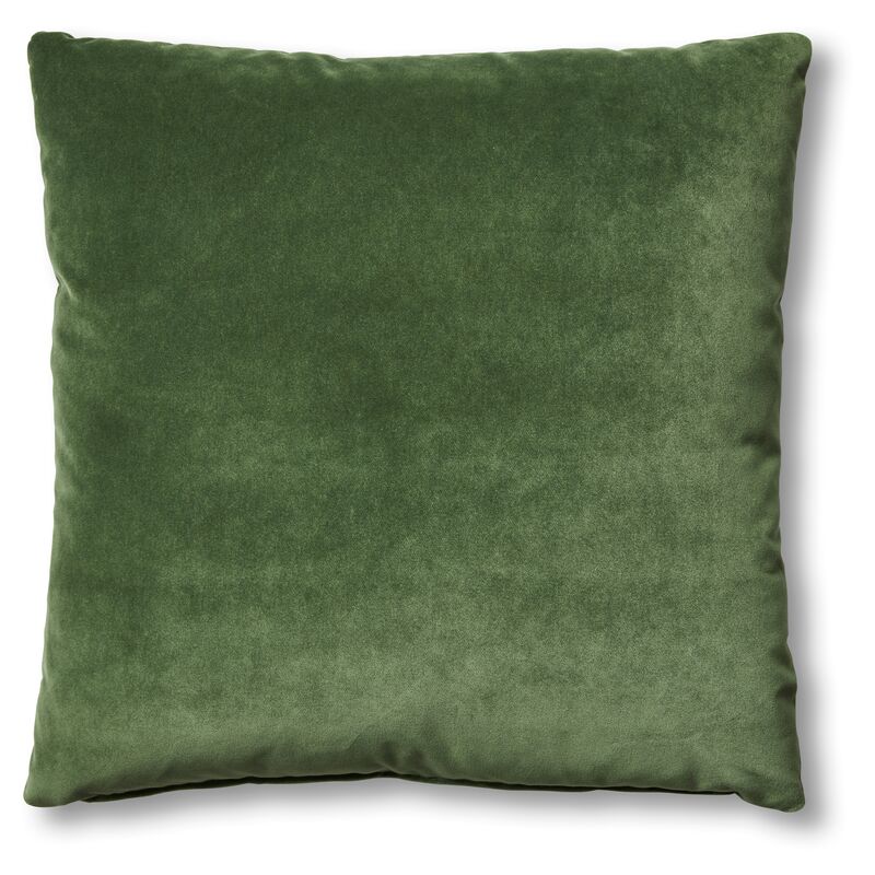 Hazel Pillow, Emerald Velvet