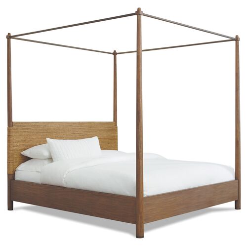 Gemma Canopy Bed, Smooth Mesa~P77539287