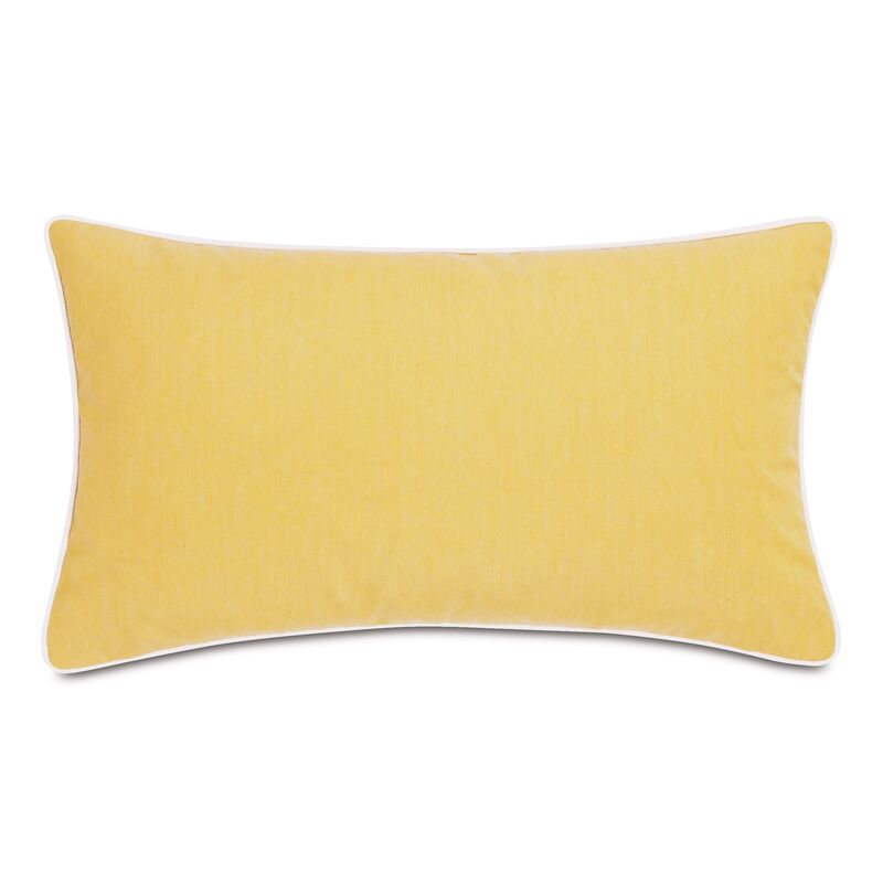 Riley 13x22 Lumbar Outdoor Pillow, Yellow