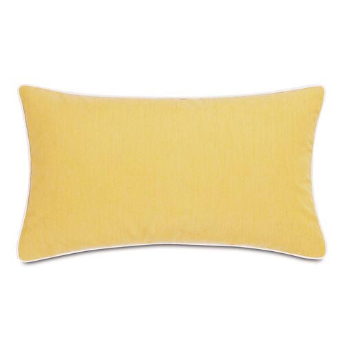 Riley 13x22 Lumbar Outdoor Pillow, Yellow~P77617422