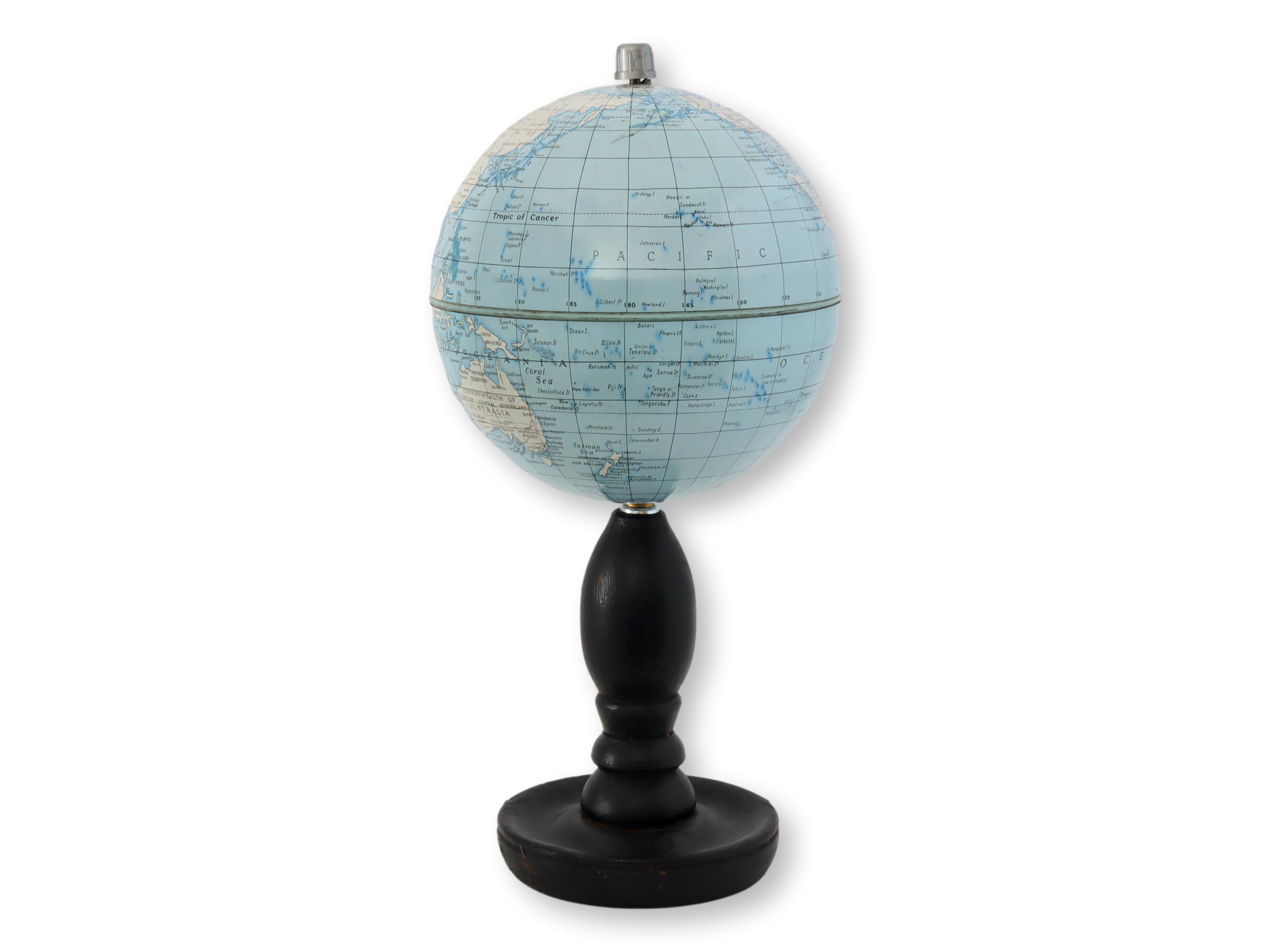 Mid-Century English Globe on Stand~P77447364