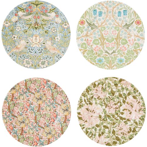 S/4 Morris & Co. Dessert Plates S/4 Morris & Co. Dessert Plates