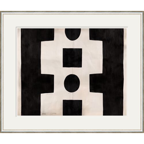 Paule Marrot, Black and White Abstract Variation I