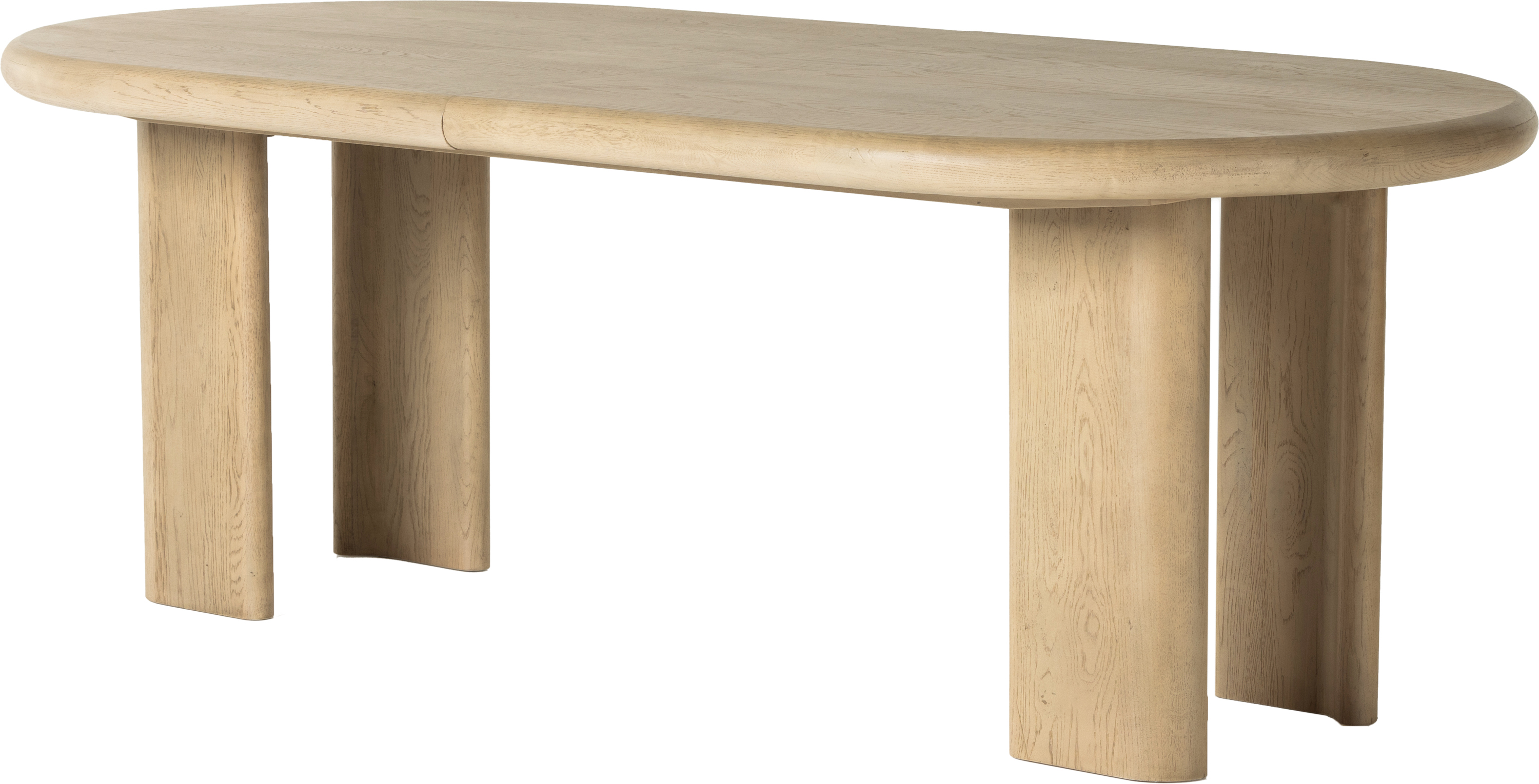 Joslin Oval Extension Dining Table, Light Oak | One Kings Lane