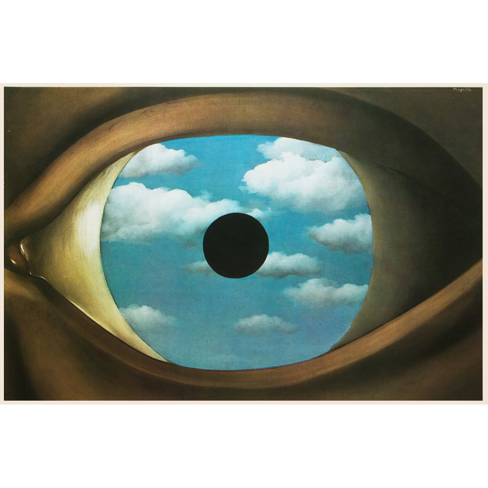 1972 René Magritte, The False Mirror~P77553496