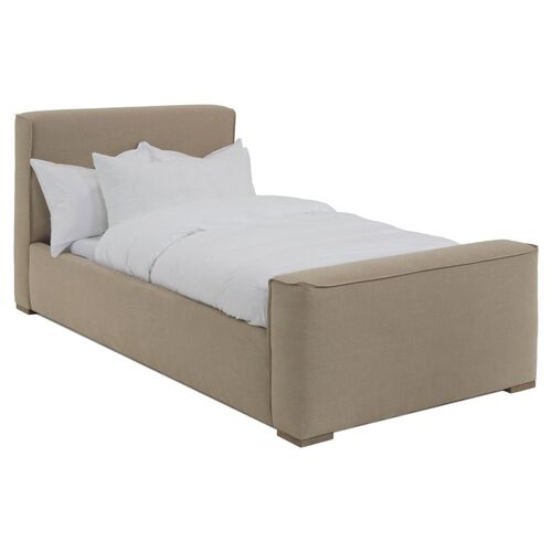 Layden Kids' Bed, Natural Linen~P77378125
