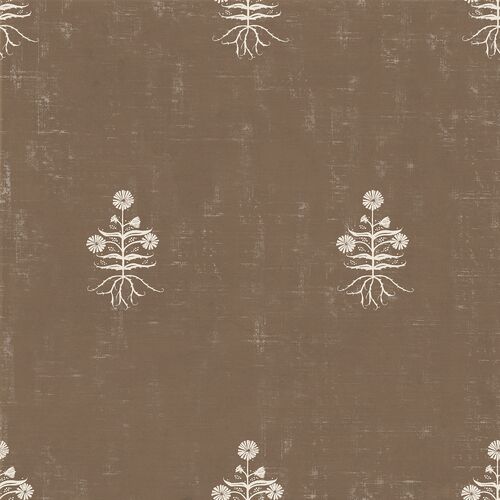 Lauren Liess, Small Chicory Woodcut Wallpaper