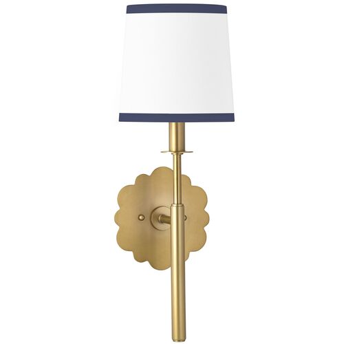 Southern Living Daisy Wall Sconce, Brass