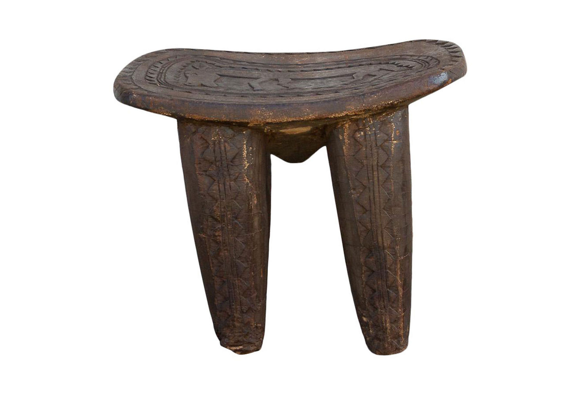 African Donkey Carved Senufo Table~P77618124