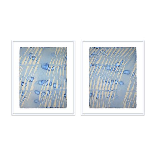 Kate Roebuck, Shadow I & II Diptych Painting