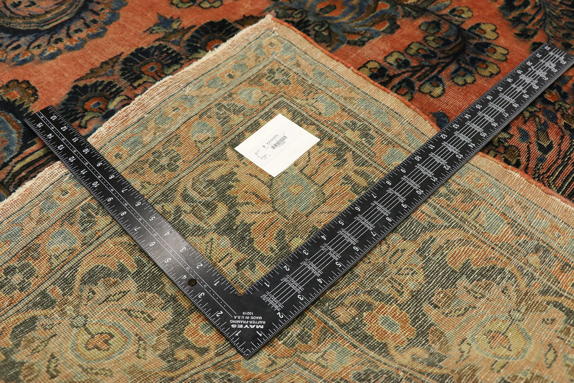 Antique Persian Kashan Rug, 8'5 x 11'5~P77672164