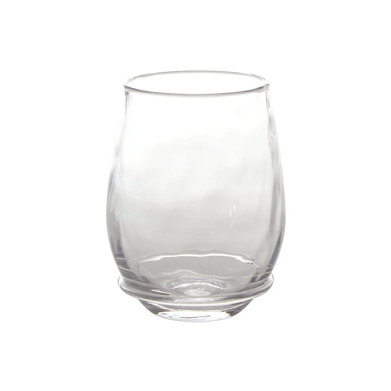 Carine Stemless White-Wine Glass, Clear