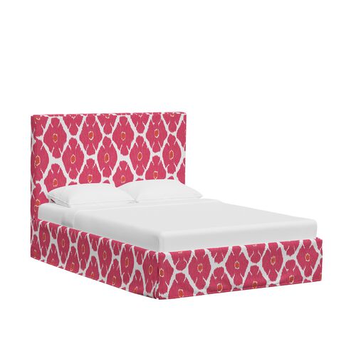Shona Slipcover Bed, Poppy