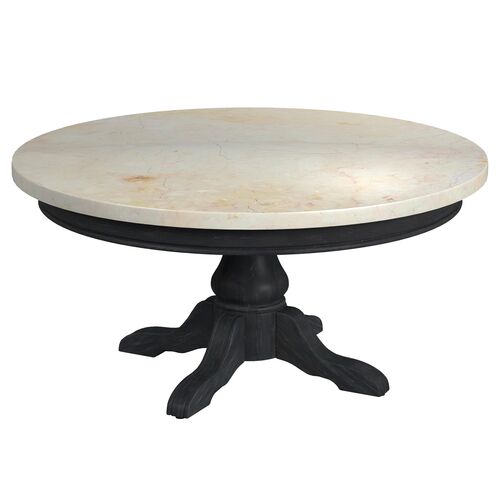 Liam Round Marble Top Coffee Table