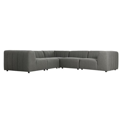 Omar Outdoor 5-Piece Sectional