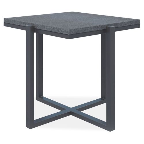 Granite Outdoor Side Table, Slate~P77567515