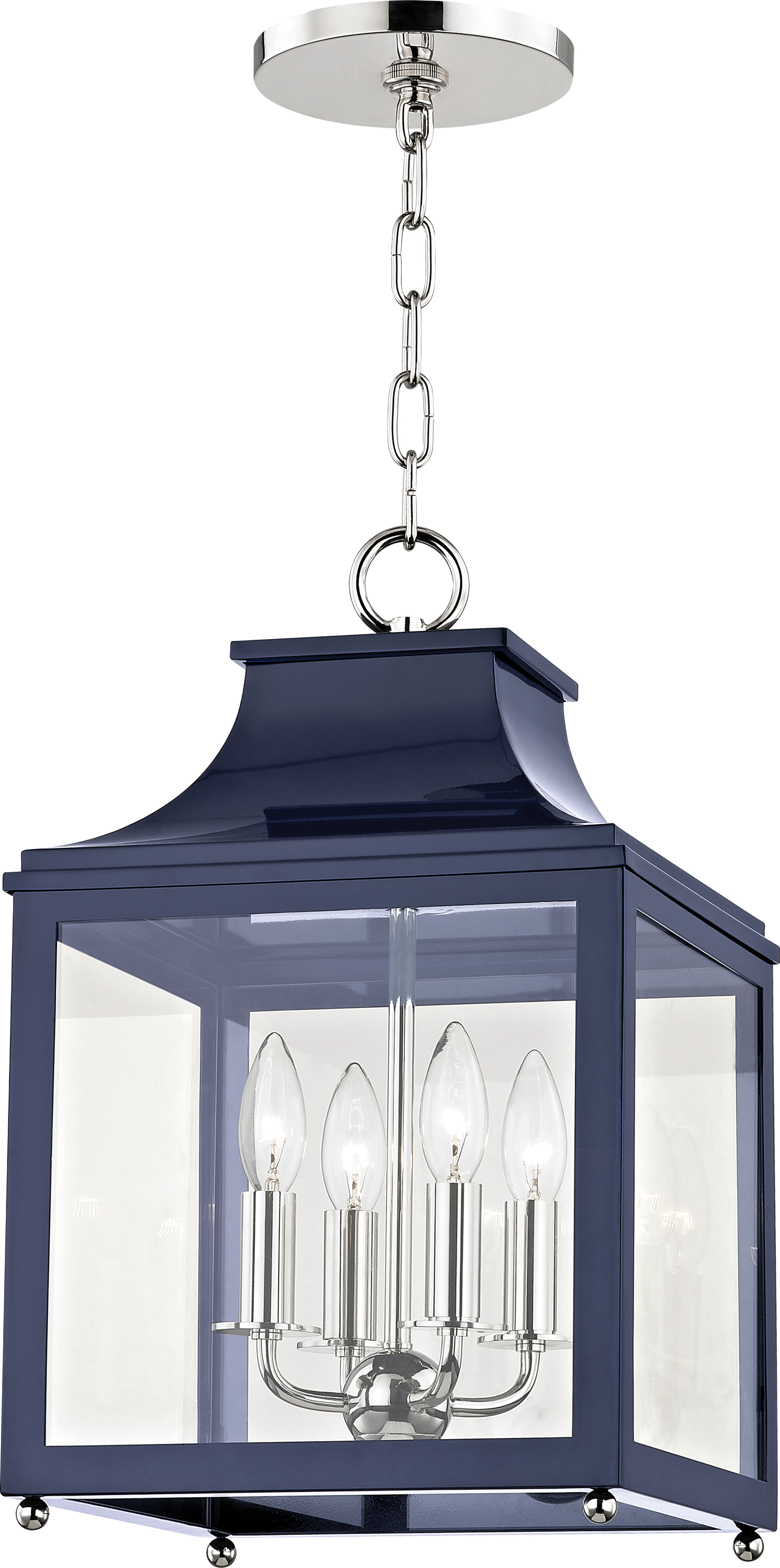 Blue lantern hot sale pendant light