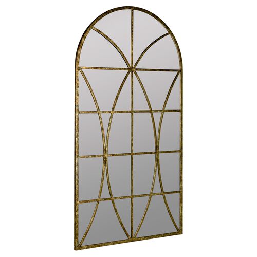 Jarmo Wall Mirror, Aged Gold~P77170052
