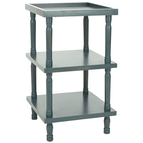 Phineas Side Table, Distressed Teal~P60417428