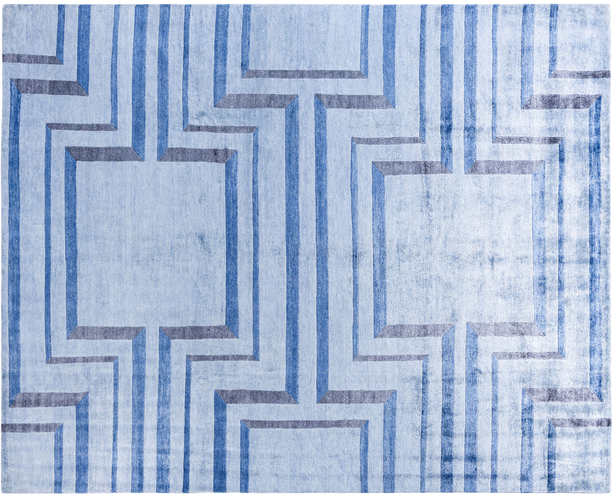 One-of-a-Kind Hand-Knotted Beige Rug, 8'2" x 10'