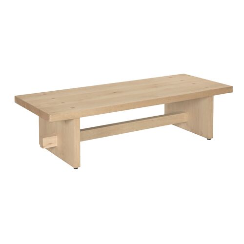 Crafted 60" Rectangular Cocktail Table, Nomad Oak Crafted 60" Rectangular Cocktail Table, Nomad Oak