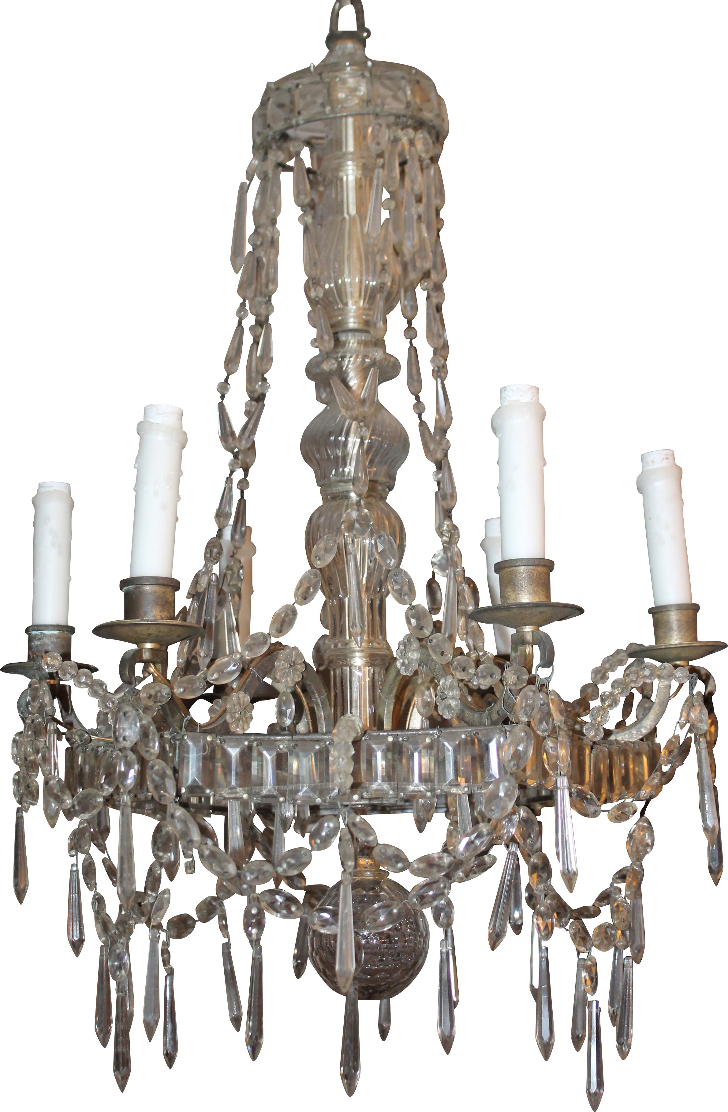 French Deco Bagues Chandelier, C. 1920~P77416954