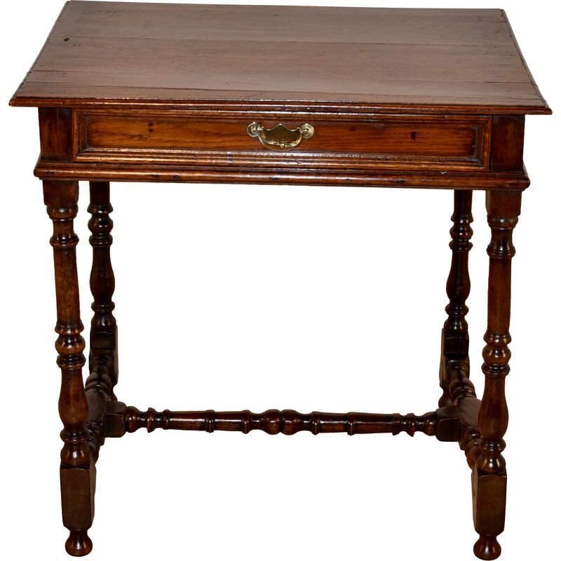 Early 18th C Oak Side Table